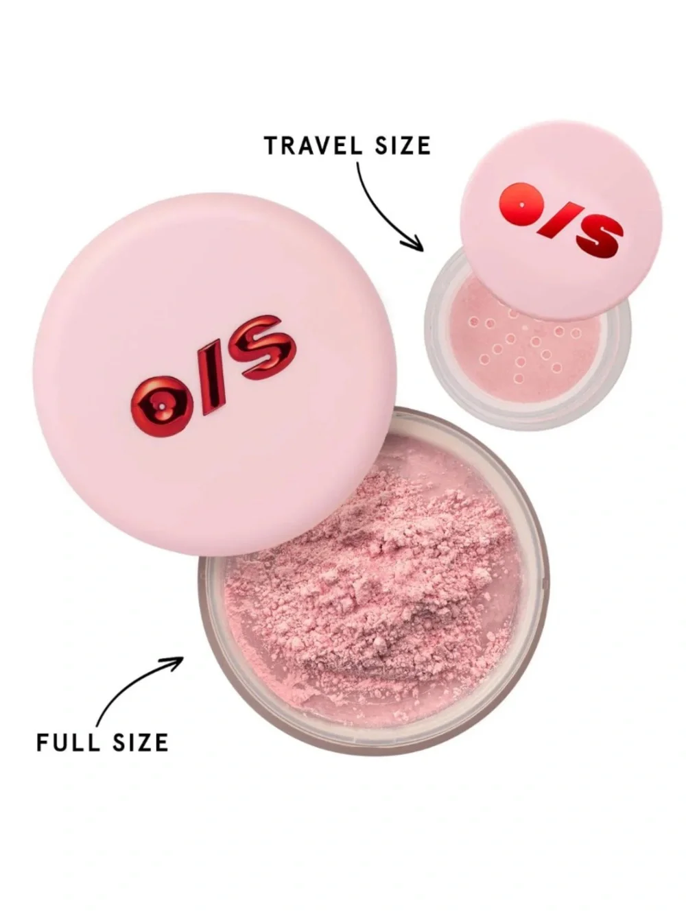 ONE/SIZE Loose Setting Powder in Soft Pink